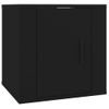 Mueble Para Tv De Pared Negro 40x34,5x40 Cm