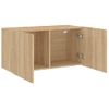 Mueble Para Tv De Pared Roble Sonoma 80x30x41 Cm