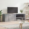 Mueble De Tv De Madera De Ingeniería Gris Sonoma 120x34x37 Cm