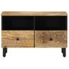 Mueble De Tv Madera Maciza De Mango 70x33x46 Cm