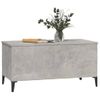 Mesa De Centro Madera Contrachapada Gris Hormigón 90x44,5x45 Cm