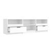 Mueble Para Tv Madera Contrachapada Blanco 150x33,5x45 Cm