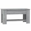 Mesa De Centro Madera Contrachapada Gris Sonoma 101x49x52 Cm