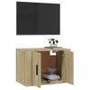 Mueble Para Tv De Pared Roble Sonoma 57x34,5x40 Cm