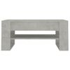 Mesa De Centro Madera Contrachapada Gris Hormigón 102x55x45 Cm