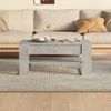 Mesa De Centro Madera Contrachapada Gris Hormigón 102x55x45 Cm