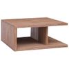 Mesa De Centro De Madera Maciza De Teca 170x70x30 Cm