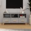 Mueble Para Tv Madera Contrachapada Gris Sonoma 102x36x50 Cm