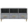 Mueble Para Tv Madera Contrachapada Gris Sonoma 102x36x50 Cm