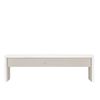 Soporte De Monitor Madera Maciza De Pino Blanco 50x27x15 Cm