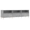 Mueble De Tv Madera Contrachapada Gris Hormigón 150x30x44,5 Cm