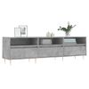 Mueble De Tv Madera Contrachapada Gris Hormigón 150x30x44,5 Cm