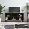 Mueble De Tv Madera De Ingeniería Negro 103,5x30x50 Cm