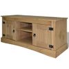 Mueble Para Tv Corona Range De Pino Mexicano 120x40x52 Cm