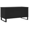 Mesa De Centro Madera Contrachapada Negro 90x44,5x45 Cm