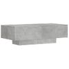 Mesa De Centro Madera De Ingeniería Gris Hormigón 100x49,5x31cm