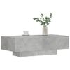 Mesa De Centro Madera De Ingeniería Gris Hormigón 100x49,5x31cm