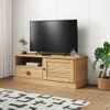 Mueble Para Tv Vigo Madera Maciza De Pino 106x40x40 Cm