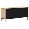 Mueble De Tv Madera Maciza De Mango 100x33x46 Cm