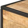 Mesa De Centro De Madera Maciza De Mango 70x50x33 Cm