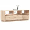 Mueble De Tv De Madera Maciza De Pino 140x37x50 Cm