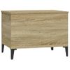 Mesa De Centro Madera Contrachapada Roble Sonoma 60x44,5x45 Cm