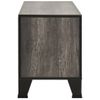 Mueble De Tv Metal Y Mdf Gris 105x36x47 Cm