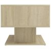 Mesa De Centro Madera Contrachapada Color Roble 103,5x50x44,5cm