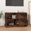 Mueble De Tv Madera Contrachapada Roble Ahumado 73x35,5x47,5 Cm