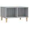 Mesa De Centro Madera Contrachapada Gris Sonoma 60x50x36,5 Cm