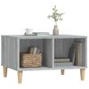 Mesa De Centro Madera Contrachapada Gris Sonoma 60x50x36,5 Cm