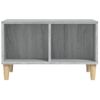 Mesa De Centro Madera Contrachapada Gris Sonoma 60x50x36,5 Cm