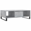 Mesa De Centro Madera De Ingeniería Gris Hormigón 104x60x35 Cm