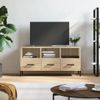 Mueble De Tv Madera De Ingeniería Roble Sonoma 102x36x50 Cm