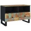 Mueble De Tv Madera Maciza Reciclada 70x33x46 Cm