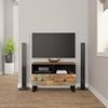 Mueble De Tv Madera Maciza Reciclada 70x33x46 Cm