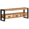 Mueble De Tv Madera Maciza De Acacia 120x30x45 Cm