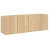 Muebles Para Tv De Pared 2 Unidades Roble Sonoma 60x30x41 Cm