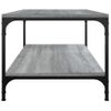 Mesa De Centro Madera Contrachapada Gris Sonoma 80x50x40 Cm