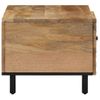 Mesa De Centro De Madera Maciza De Mango 80x50x40 Cm