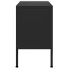 Mueble Para Tv De Acero Negro 105x35x50 Cm