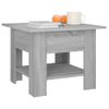 Mesa De Centro Madera De Ingeniería Gris Sonoma 55x55x42 Cm