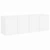 Muebles Para Tv De Pared 2 Unidades Blanco 60x30x41 Cm