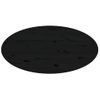 Mesa De Centro De Madera Maciza De Pino Negro 80x40x35 Cm