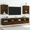 Muebles De Tv Con Luces Led 2 Unidades Roble 40,5x30x60 Cm