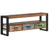 Mueble De Tv Madera Maciza Reciclada 120x30x45 Cm