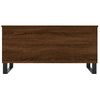 Mesa De Centro Madera Contrachapada Roble Marrón 90x44,5x45 Cm