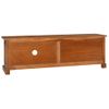 Mueble Para Tv De Madera De Teca Maciza 112x30x37 Cm