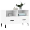 Mueble Para Tv Madera Contrachapada Blanco 80x36x50 Cm