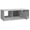 Mesa De Centro Madera De Ingeniería Gris Hormigón 102x50x36 Cm